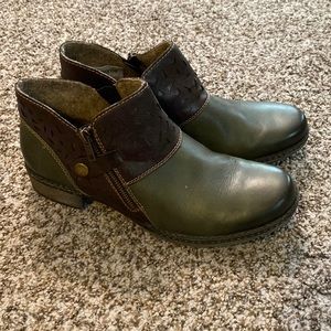Remonte double zipper boogie green brown Size 41